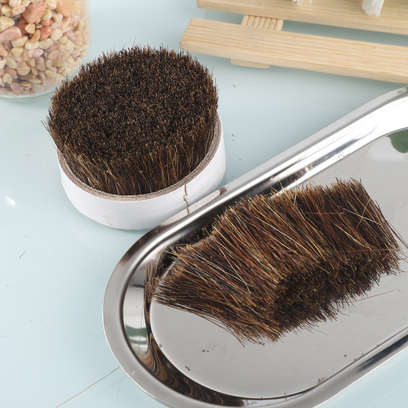 供应30mm黄头发梳鬃猪毛工业刷毛及切花色猪毛原料水煮鬃毛批发