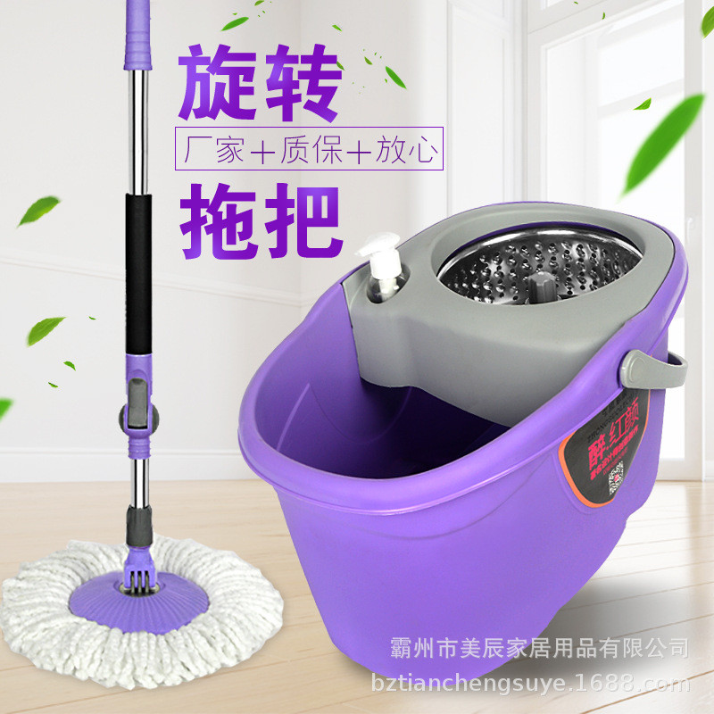 厂家懒人拖布旋转甩水拖把桶拖平拖拧水脱水墩布好神免手洗
