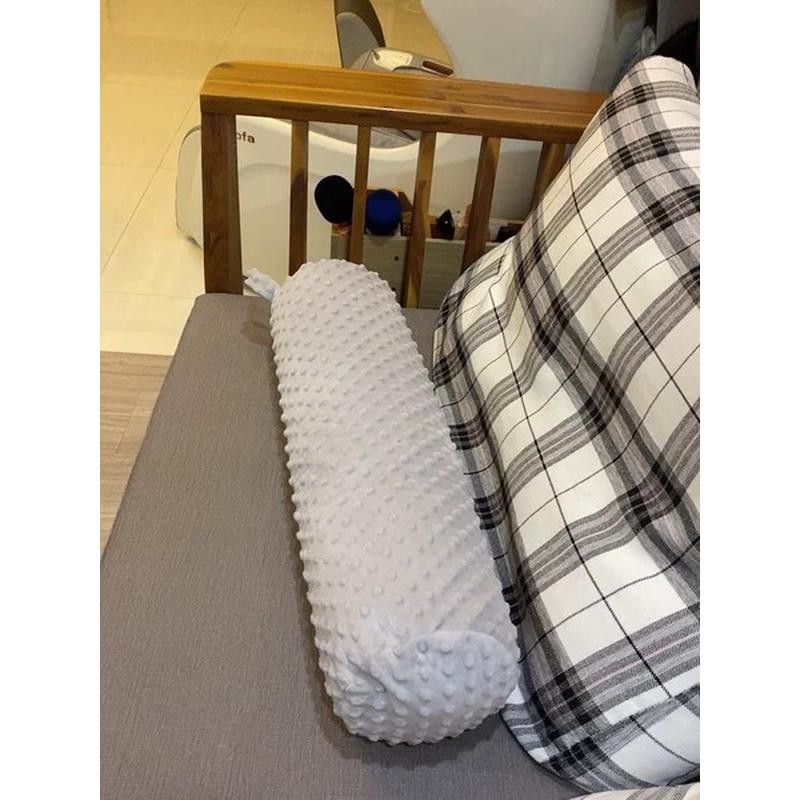2f豆豆绒可拆洗圆柱长条抱枕床靠枕睡觉夹腿床边缝隙档枕垫女枕脚