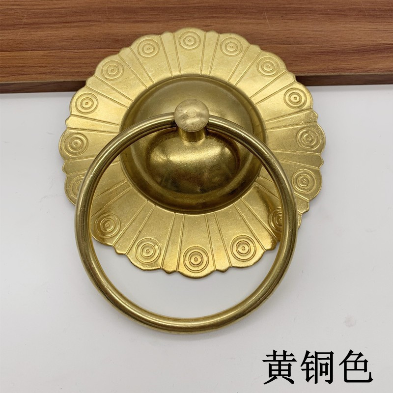 x6ro批发木门拉手青古铜中式环仿古铁门把手老式门门大门拉手实心