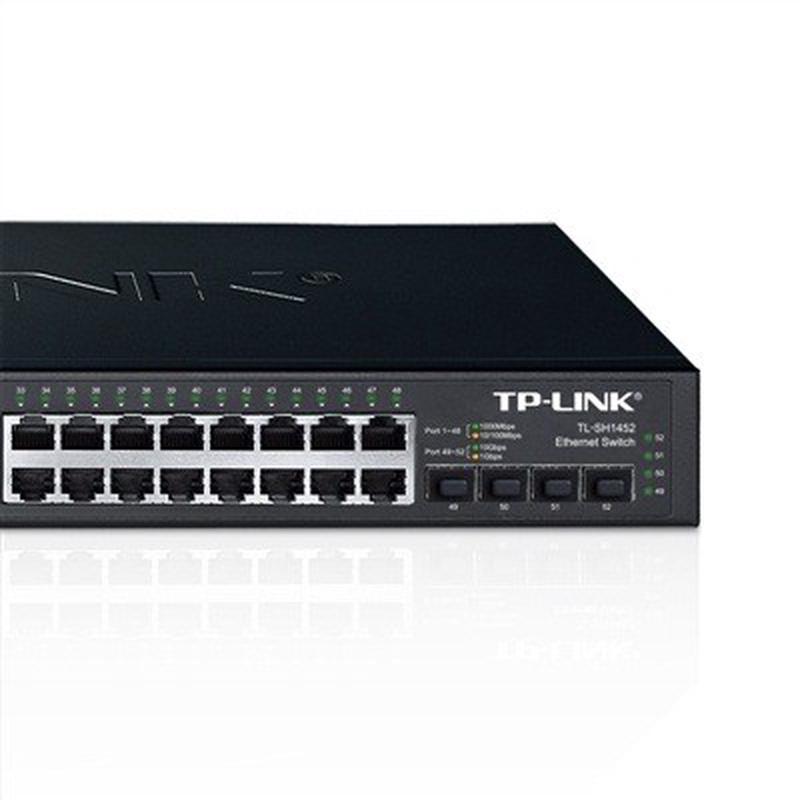 TPTL-SH1452万兆上联以太网交换机48GE+4SFP+TP145248+452