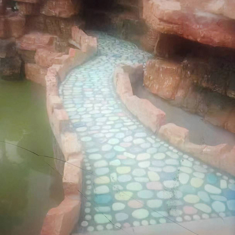 厂家供应夜光石公园造景用夜光石铺路发光石子水族鱼缸造景石