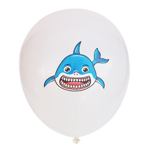 12寸丛林动物派对卡通乳胶气球考拉松鼠猴子气球儿童派对装饰布置