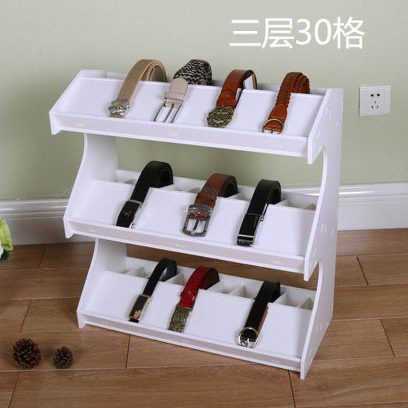 多层皮带展示架落地皮具产品架三层腰带陈列架货架排放售卖展示架