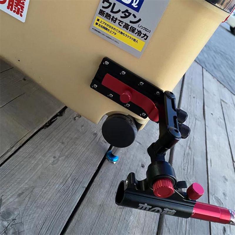 钓箱炮台架大物支架拐角左手右手支架万向旋转架座配件