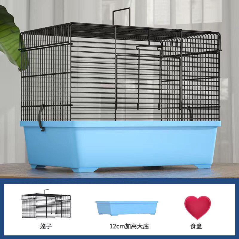 47加高托盘仓鼠荷兰猪金丝加隔断秒变相亲笼可随意搭配梦幻城堡厂