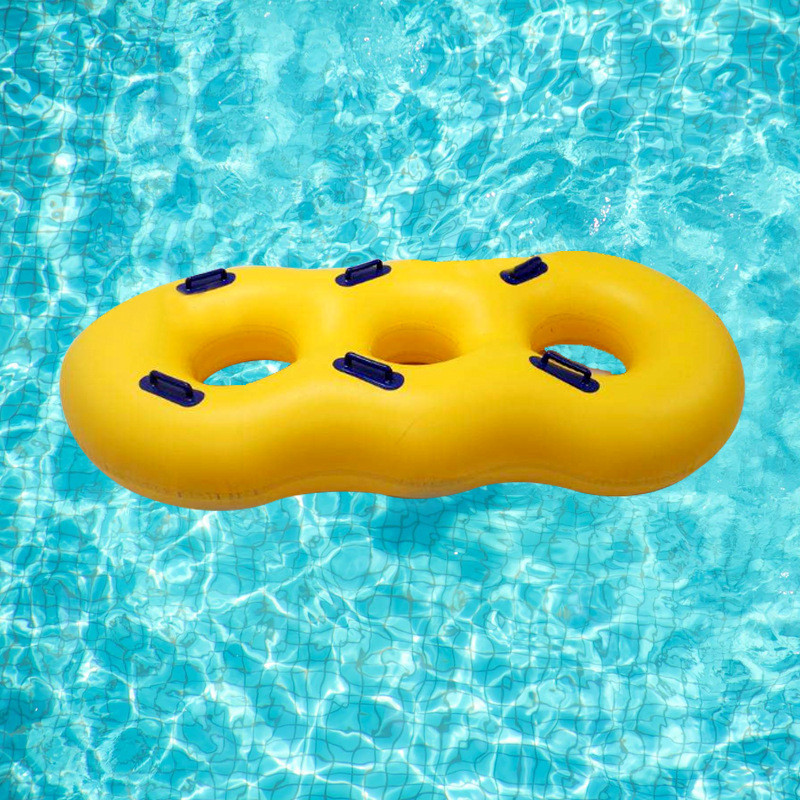 浮排大人泳圈亲子8字加厚大冲浪板圈成人浮浮床救生圈双人游泳圈