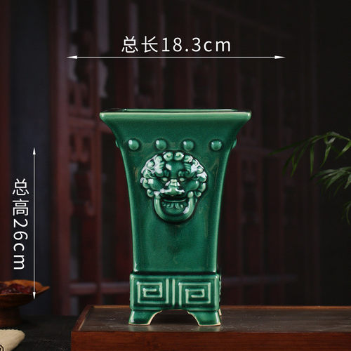 鼓丁兽头兰花盆矮牵牛花盆精致适宜居家阳台摆件紫砂可批发ylh03