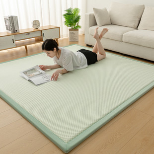 pe华夫格豆豆凉席地垫榻榻米凉席床垫子夏打地铺睡垫家用季天