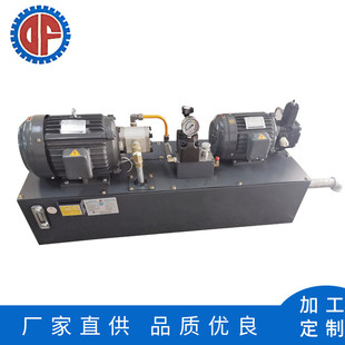 东峰机械深孔钻机床偱环泵液压站 1.5KW微型液压系统 油箱100L