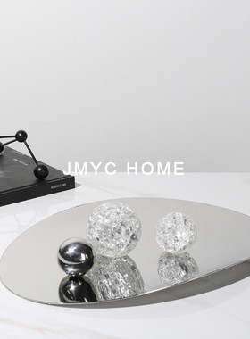 热销饰品轻奢艺术创意软装简约现代样板房间家居托盘收纳盘桌面摆