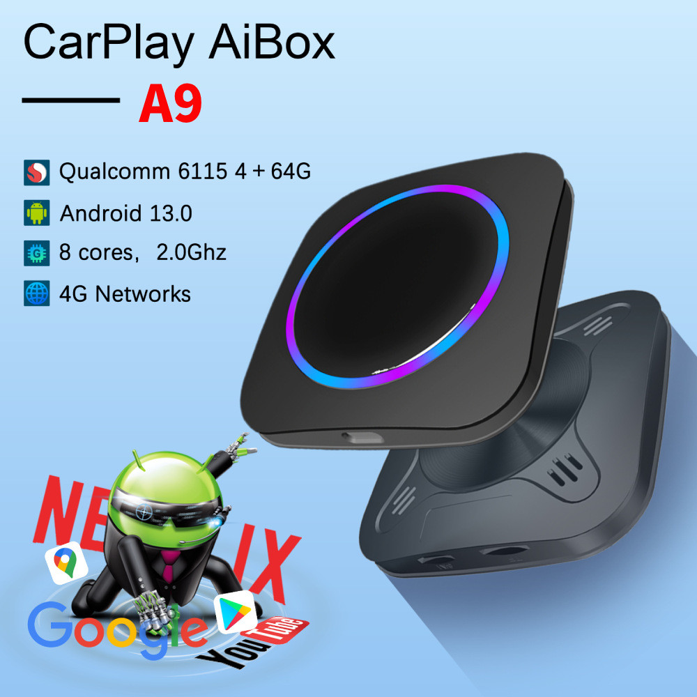B宝MW马原车有线Carplay转无线androidAuto互联中控改装AIBOX