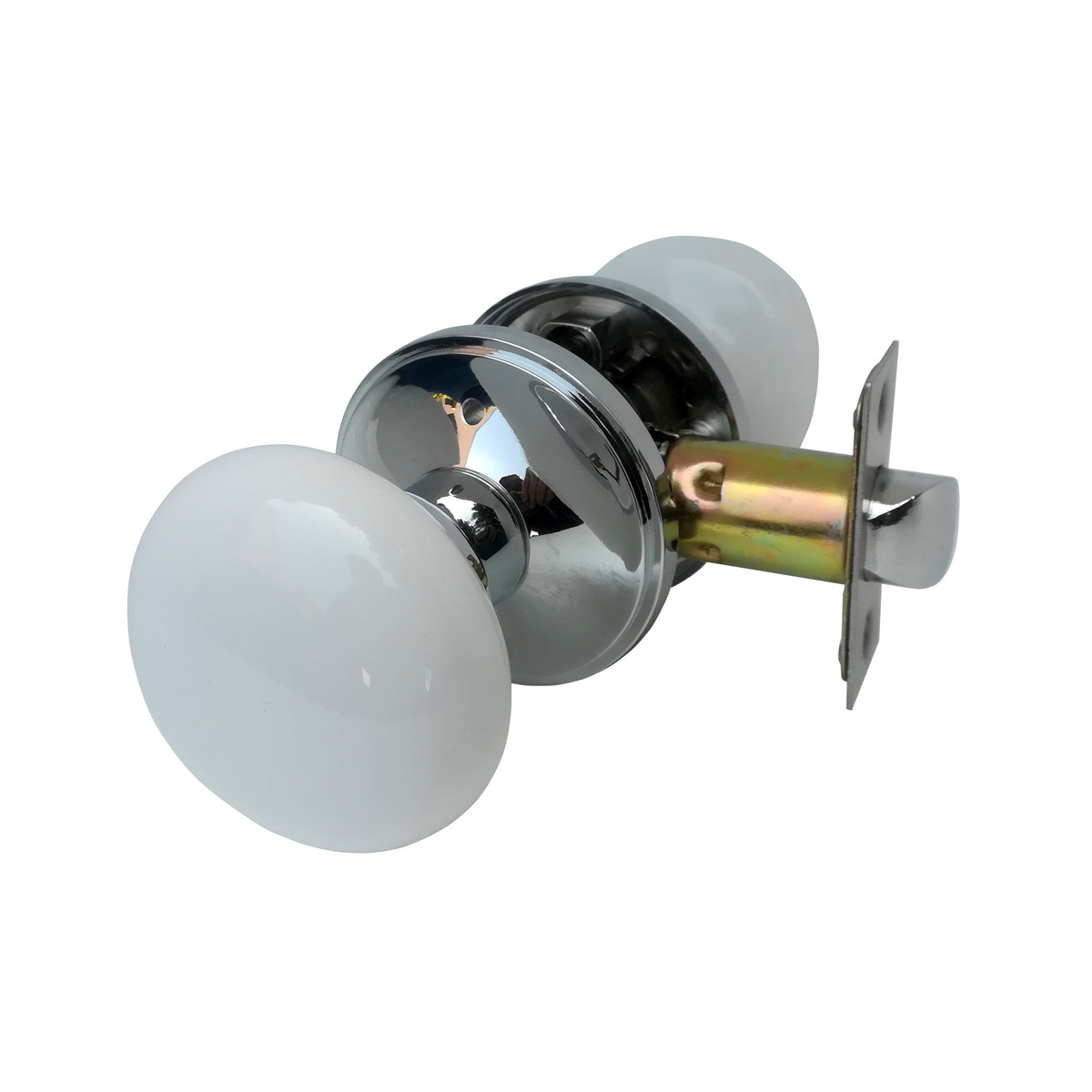陶瓷球形锁新中式家用实木门锁轻奢房门把手porcelain door knob