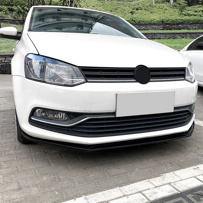 热销适用前唇polo6r6c2009-2017波罗前杠前铲大众外饰改装