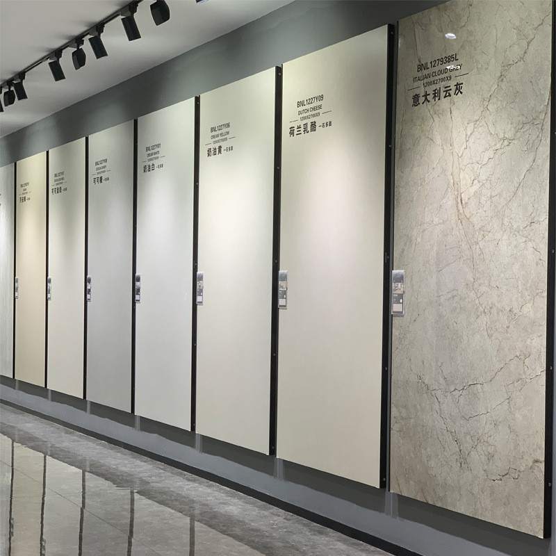 鹫8002600岩板大理石客大板连纹电视背景墙瓷砖新中式轻