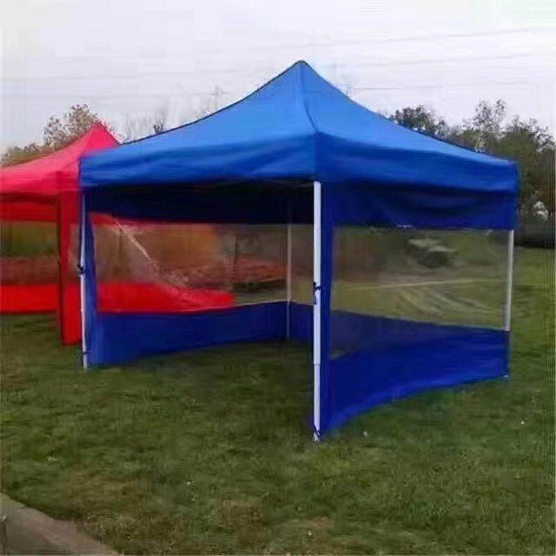 广告透明折叠帐篷摆摊印logo展览帐篷广告遮阳棚帐篷户外围布雨棚