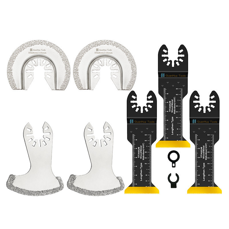 7pc混合万用宝锯片附件万用宝摆动锯片工具套装