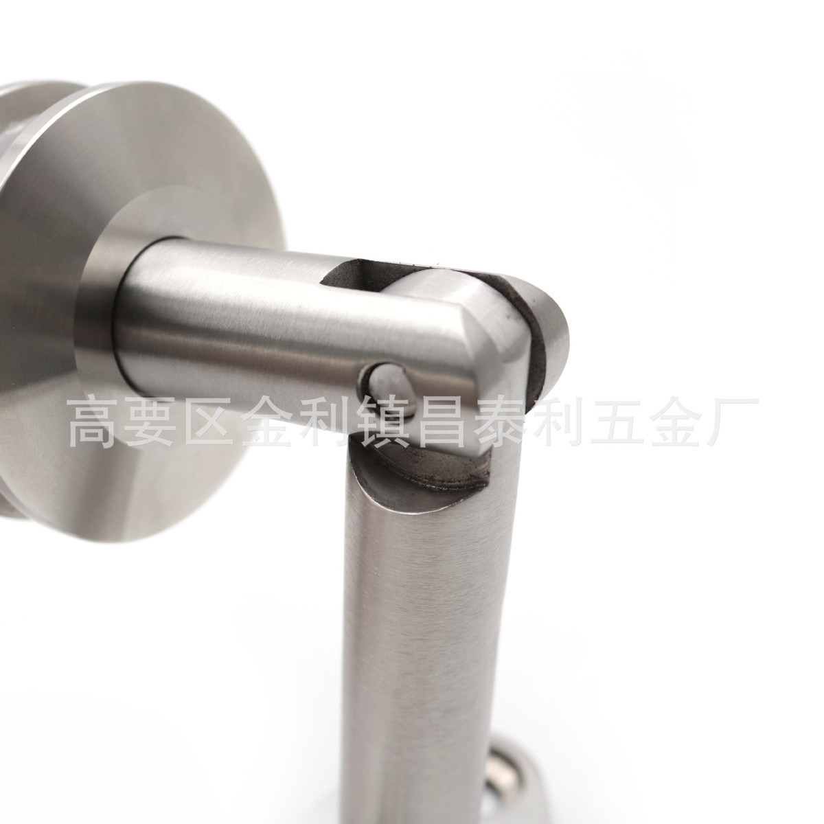 玻璃夹单杆固定动式不锈钢实心固定玻璃配件活连接件玻璃连接件