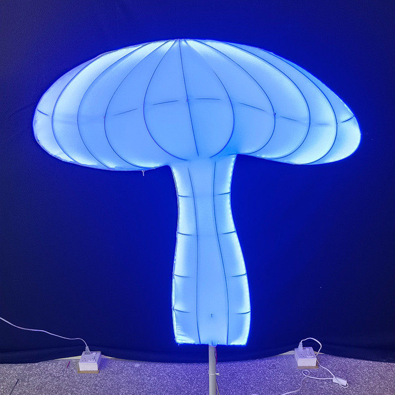 蘑菇梦幻花草奇幻彩灯制作森林夜晚主题商圈展览婚庆布置不防水