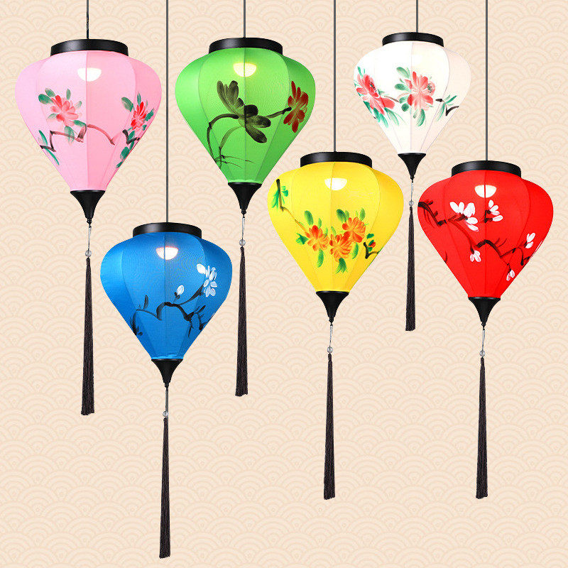 古典中式手绘布艺灯笼火锅茶楼饭店酒店红灯笼灯笼印logo广告可,节庆用品/礼品,灯笼,淘宝优惠券,粉丝福利购,淘宝优惠卷