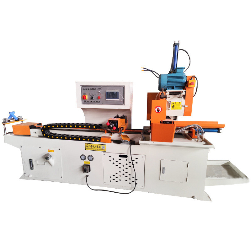 425cnc垂直切管机全自动数控伺服送料不锈钢切管机铜铁铝管切割机