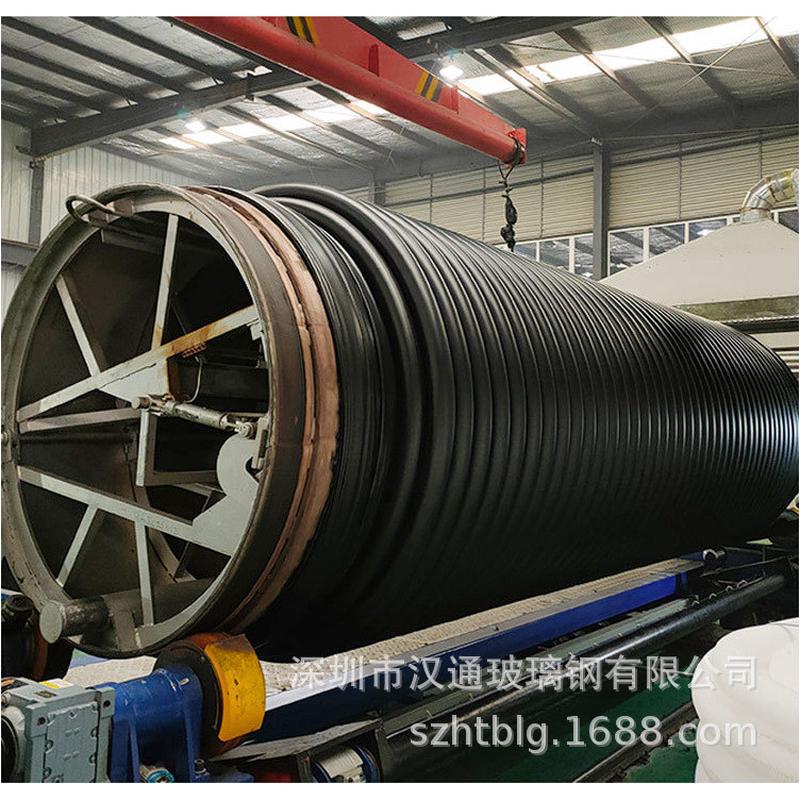 热销(克拉管)市政专用管管克拉hdpe缠绕增强管b管sn8排水排污管