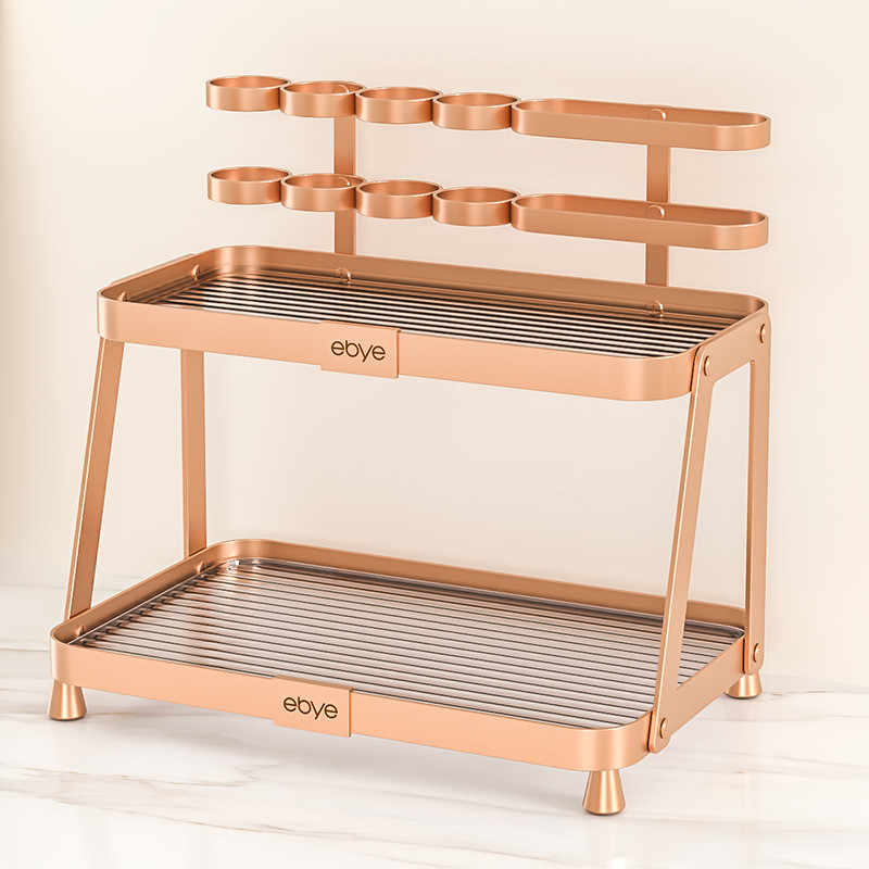 牙刷置物架洗漱台轻奢卫生间浴室家用电动厕所漱口杯台面收纳盒子