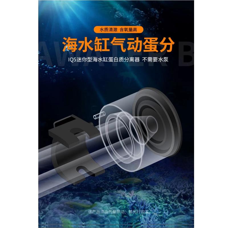 迷你蛋分海水缸泵分离器气动免水蛋白蛋分器小型蛋白过滤器海水