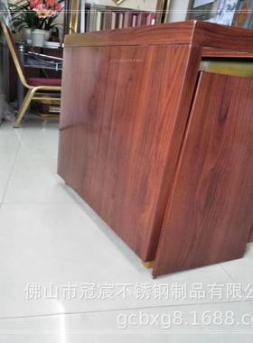 直径63仿木纹不锈钢圆管黑胡桃木纹管黄木纹木纹方管转印镀锌管