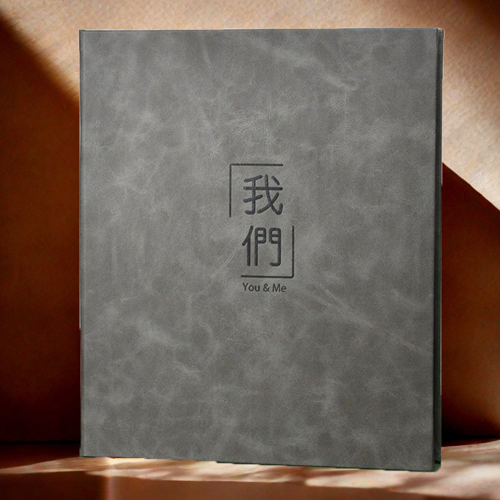 全竖放相册本纪念册大容量插页式皮质过塑影集5寸6寸家庭版情侣款