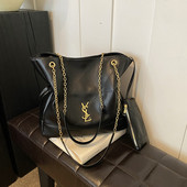 秋冬大容量包包2024新款 链条手提包韩国小众单肩包通勤