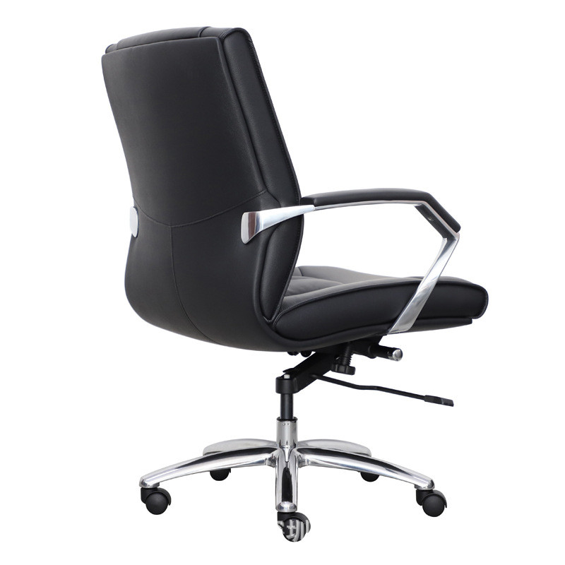 热销众晟皮制员工中班椅办公椅电脑椅移动会议椅商务洽谈椅班前接
