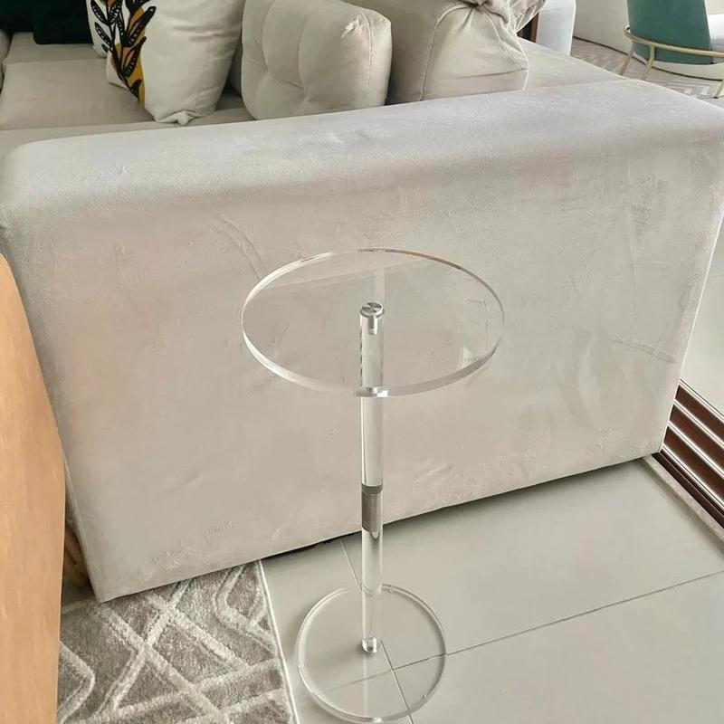 茂林亚克力透明小边几茶几简约风高值颜加固加厚可接受定制