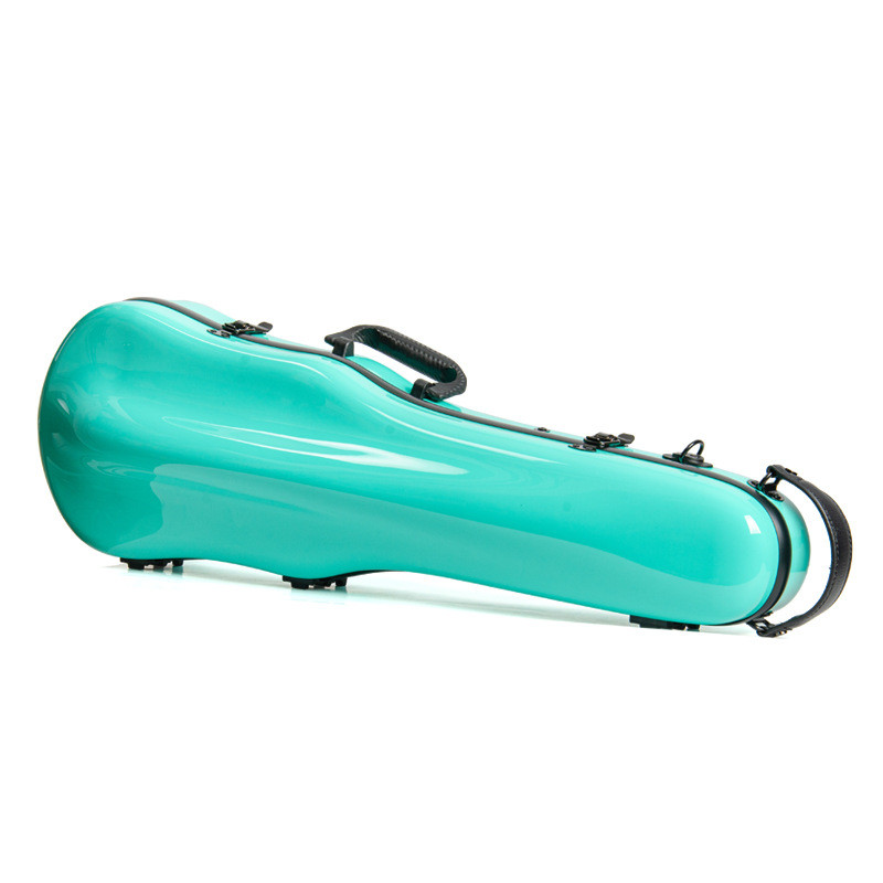 热销新款加厚琴盒浅青色带提手小提琴盒子4/4尺寸小提琴