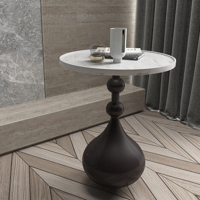意式茶几边桌现代简约大理石边几客厅创意水滴形设计家具极简,住宅家具,茶几,淘宝优惠券,粉丝福利购,淘宝优惠卷