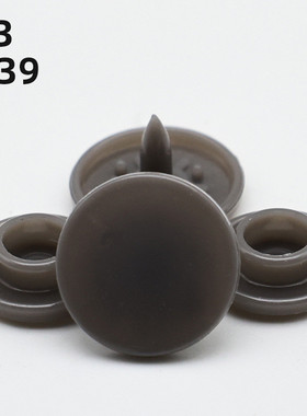 厂家直销服装彩色文件夹树脂暗扣现货12mmt3t5四合扣箱包塑料按扣