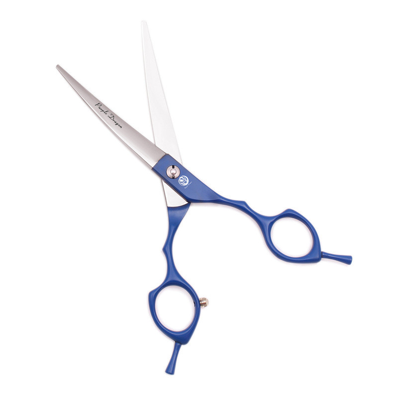 紫龙蓝色宠物美容剪刀狗狗修直套装直剪打薄鱼骨牙剪翘剪弯剪毛剪