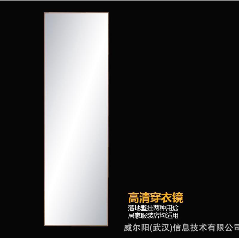 批发酒店深化版穿衣镜落地镜子金属边框镜子源头厂家直供星级