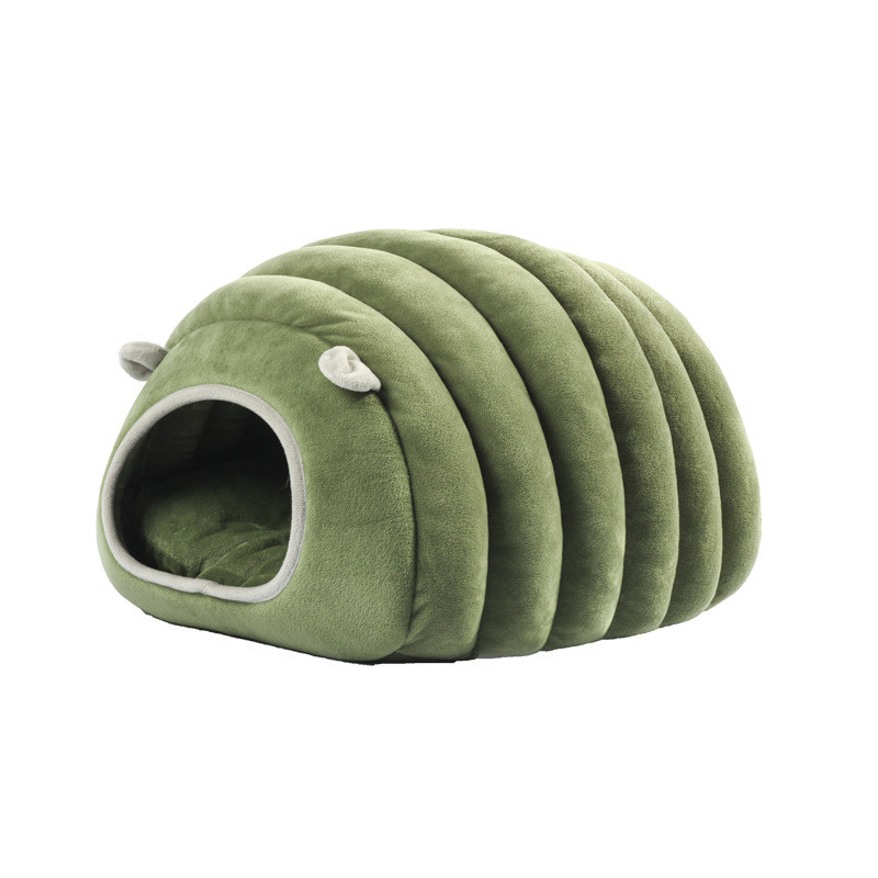 厂家直销绵羊猫窝垫保暖宠物猫屋秋冬猫床半封闭式猫睡袋定做