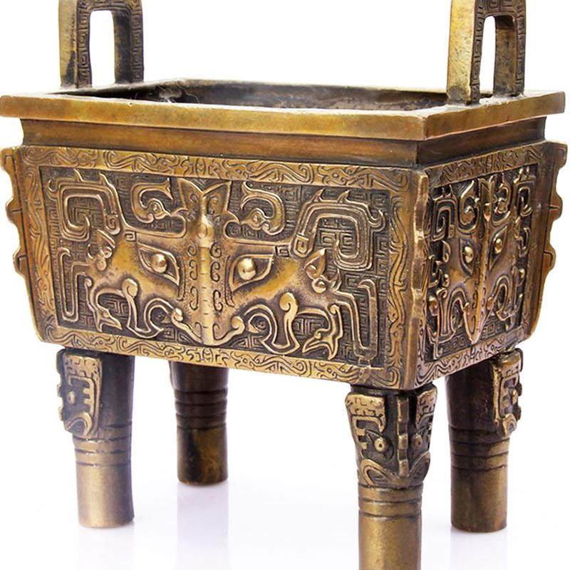 铜器铜四方鼎摆件开天库四方源铜鼎办公桌商务礼品双龙,家居饰品,户外/庭院摆件,淘宝优惠券,粉丝福利购,淘宝优惠卷
