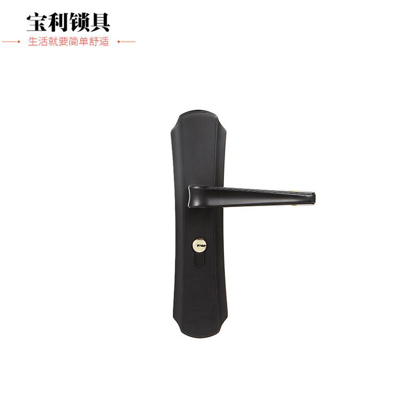 热销欧式实木门锁室内卧室门把手执手房门锁木门锁五金静音门把手