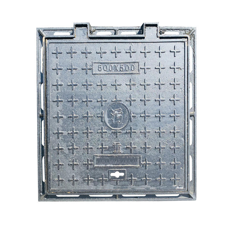 球墨铸铁方井盖500*500检修井盖井井井盖穿线草坪盖弱电井盖