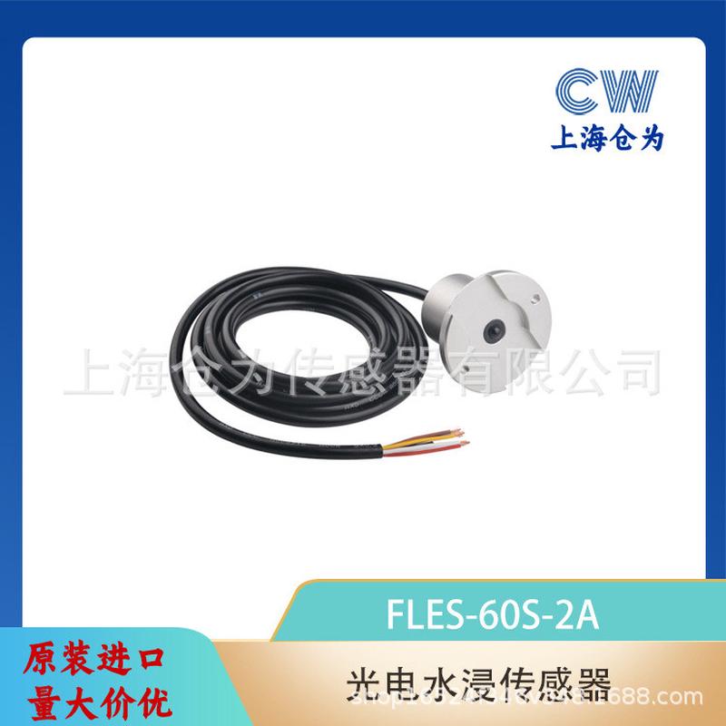 光电水浸传感器FLES-60S-2ALED 机房漏水报警器 有线水浸传感器
