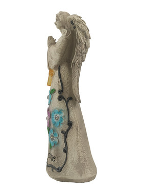 天使祈祷雕像树脂工艺品摆件太阳能花仙子欢迎标识装饰品庭院