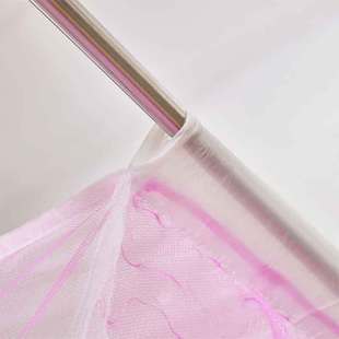 传统家用1.5m1.8米宫廷落地双人1.35m 加密蚊帐老式 33n 可穿杆