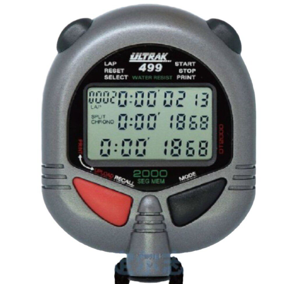 电子秒表dt499定尔田径ultrak奥赛克2000道3排显示计时器志