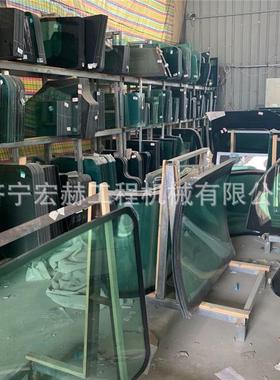 热销ex400-5/3ex400ex350挖掘机驾驶室左门玻璃前档玻璃推拉玻璃