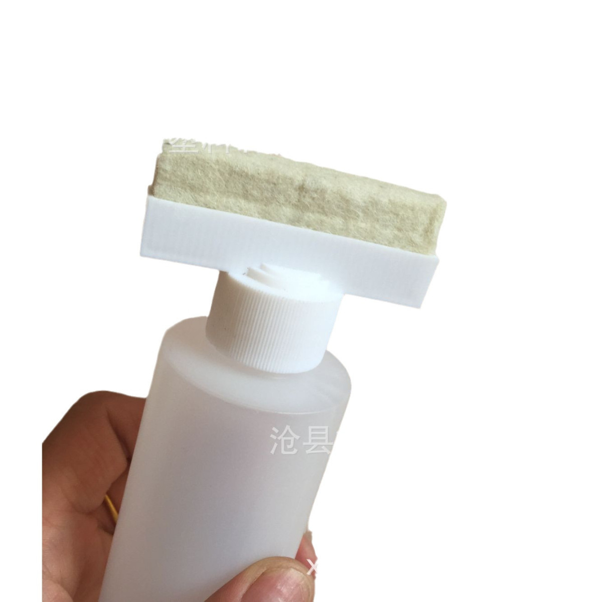 厂家现货供应70ml 120ml胶水瓶 头毛毡胶肩 pe平水瓶塑新品