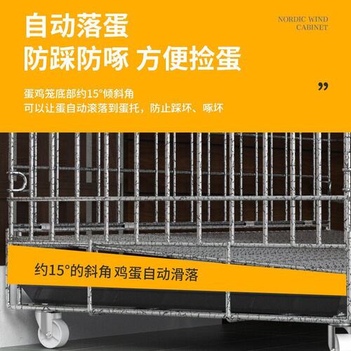 大空间鸡窝笼蛋托笼鸡笼养鸡鸭笼折叠养殖笼鸡笼子金丝熊躲避屋