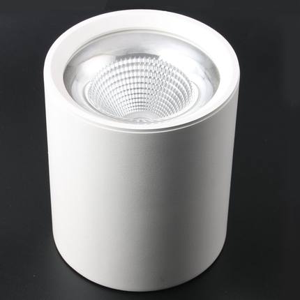 明装筒灯led压铸灯吸顶圆形客厅天花灯家用过道灯走廊灯玄关